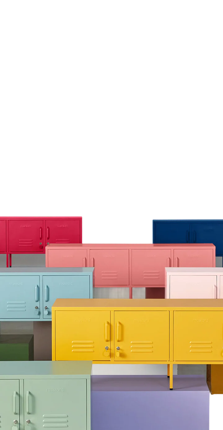 Colorful Lockers for Modern Living